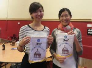 Keiko Okabe and Chihiro Mitsuda Group Study Exchange Students sponsored by Rotary